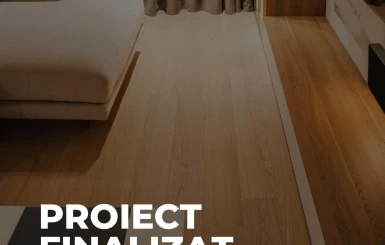 Proect Finalizat: ușile de interior din colecția Amely, trepte din parchet, parchet